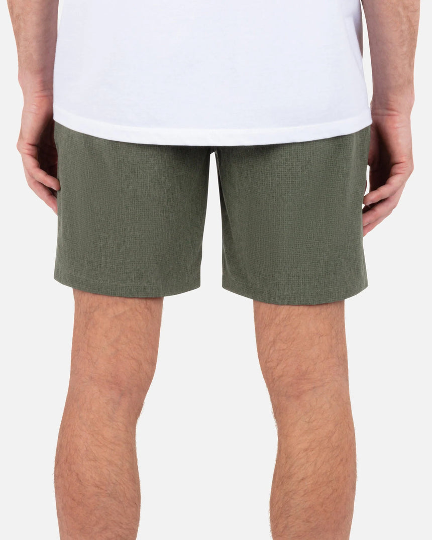 Hurley Hurley Men's Phantom Flow Volley 18" Shorts Charcoal Fern S Mens Elastic Swim Trunks