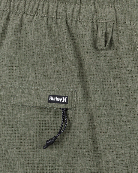 Hurley Hurley Men's Phantom Flow Volley 18" Shorts Charcoal Fern S Mens Elastic Swim Trunks