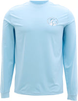 Salty Crew Salty Crew Men's Shootout LS Sunshirt Clear Sky M Mens Rashguards Swim Shirts
