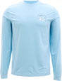 Salty Crew Salty Crew Men's Shootout LS Sunshirt Clear Sky M Mens Rashguards Swim Shirts