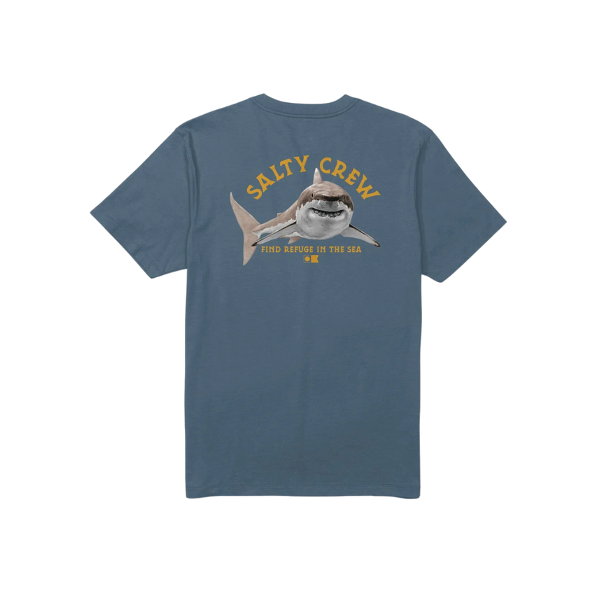 Salty Crew Salty Crew Lurking SS Tee Atlantic Blue M Mens T-Shirts