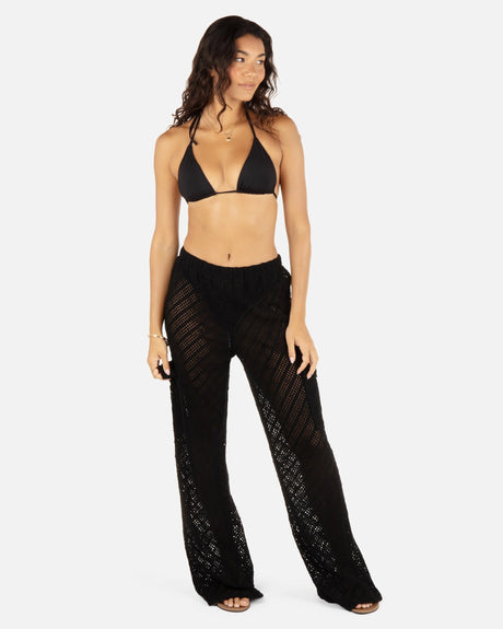 Hurley Hurley Women's Crochet Beach Pants Black S Womens Pants and Jeans