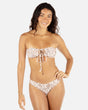 Hurley Hurley Women's Cheetah Spots Bandeau Bikini Top Cheetah S Womens Bikini Tops