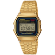 G Shock Casio A159WGEA-1 Watch Mens Watch Metal Bands