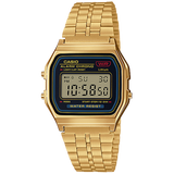 G Shock Casio A159WGEA-1 Watch Mens Watch Metal Bands