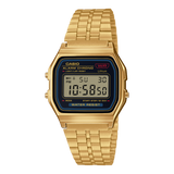 G Shock Casio A159WGEA-1 Watch Mens Watch Metal Bands