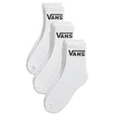 Vans Van's Men's Classic Half Crew - White White M Mens Socks