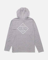 Salty Crew Salty Crew Men's Tippet Pocket UV Hoodie Quarry M Mens Long Sleeve T-Shirts