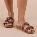 Reef Reef Women Vista Kara Sandal - Chocolate Chocolate 7 Womens Slip on Sandals 5 to 11