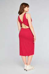 Gentle Fawn Gentle Fawn Women's Larissa Dress Hibiscus Pink XS Womens Long Dresses