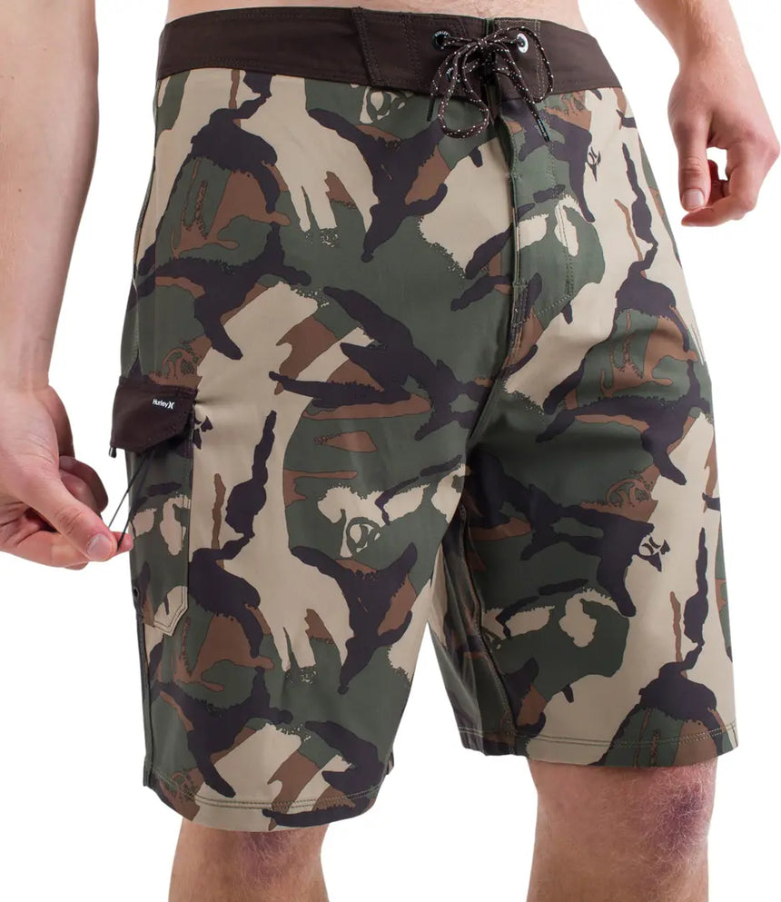 Hurley Hurley Men's Phantom Eco Weekender Cargo 20" Shorts Olive 2 32 Mens Board Shorts