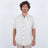 Hurley Hurley Men's One and Only Lido Stripe SS Bone 2 M Mens Button Up Short Sleeve Shirts