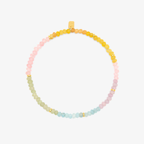 Pura Vida Ombre Rainbow Stretch Anklet - view 1