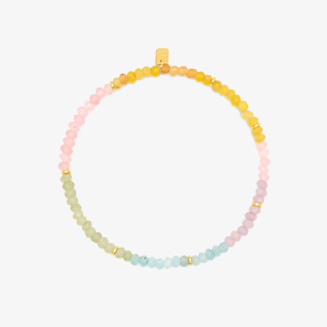 Pura Vida Ombre Rainbow Stretch Anklet - view 1