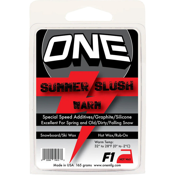 OneBall F-1 Summer Slush Snowboard Wax – 165 g