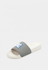 DC Men's Slide SE Sandals- Off White/Grey