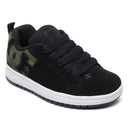 DC DC Mens Court Graffik Shoes - Black/Black/Green Black/Black/Green 9 Mens Skate Shoes 6 to 18