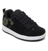 DC Mens Court Graffik Shoes - Black/Black/Green