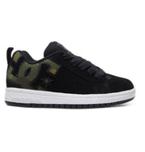 DC Mens Court Graffik Shoes - Black/Black/Green