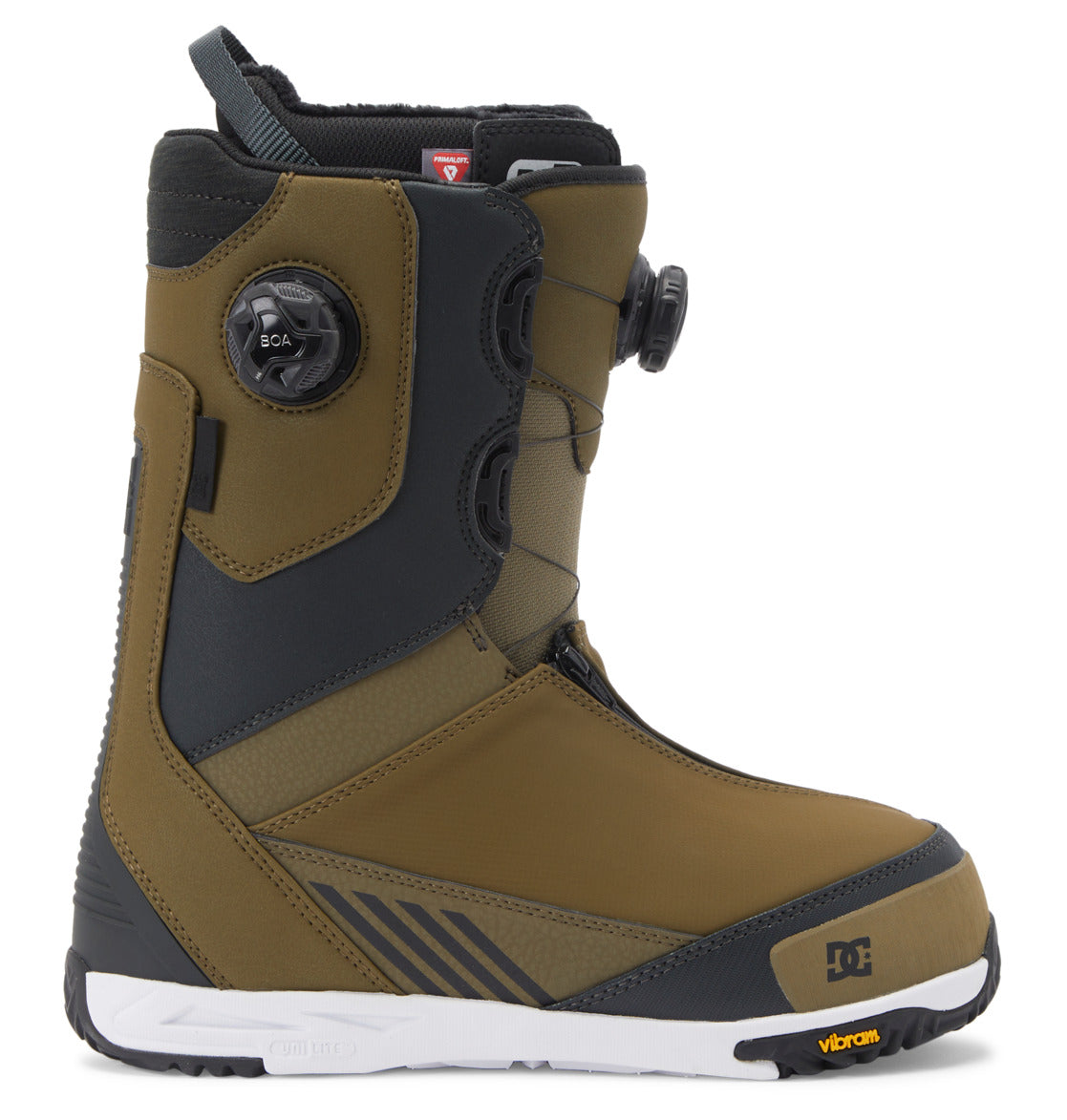 DC Men's Transcend Snowboard Boots - Olive White