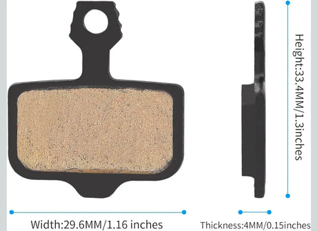 Nomads Hydraulic Brake pads round Maintenance Bike