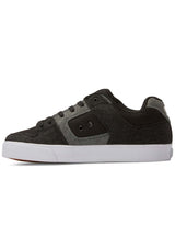 DC Men's Pure Skate Shoes - Black Denim