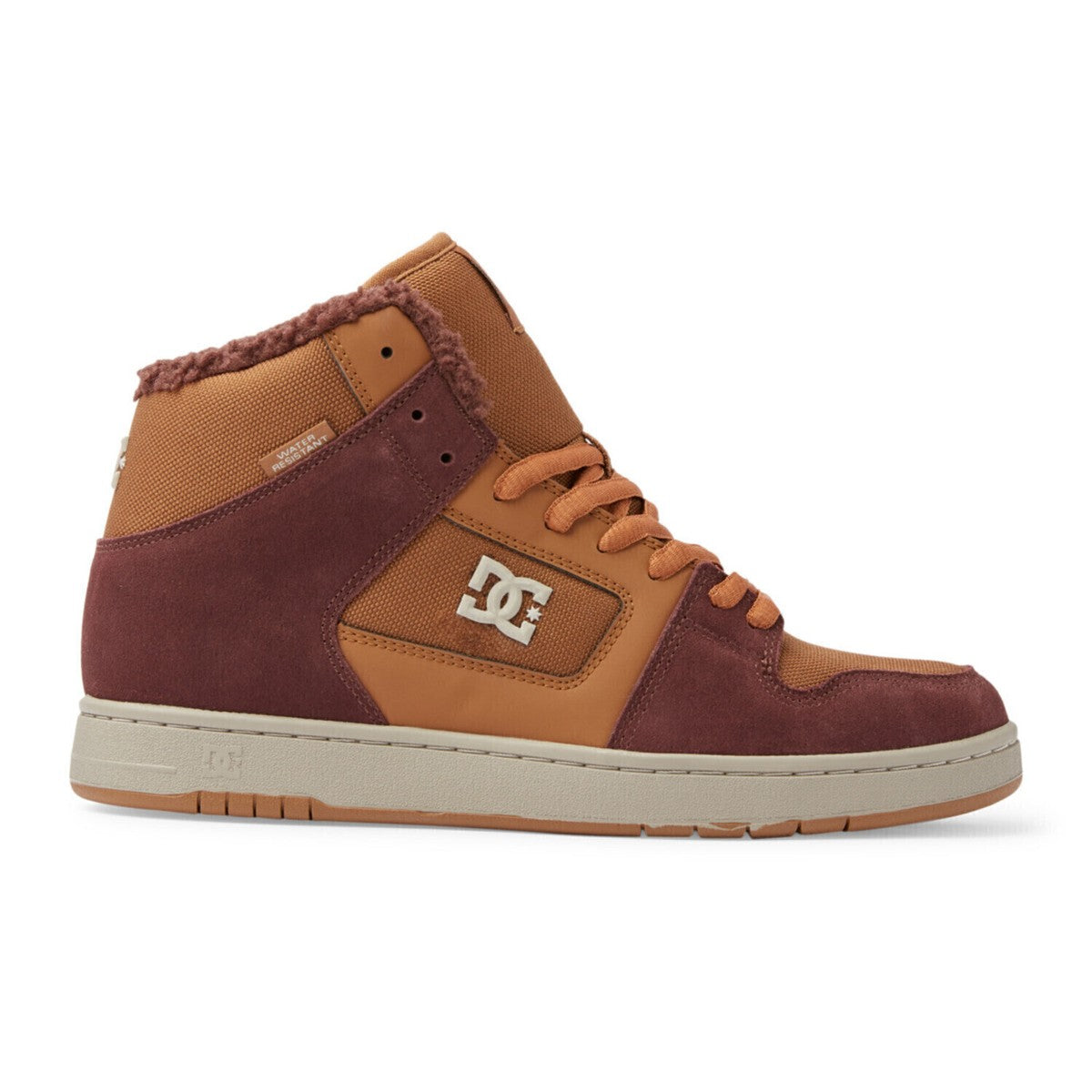 DC Men's Macteca 4 Hi WR Shoes - Brown/Brown/White