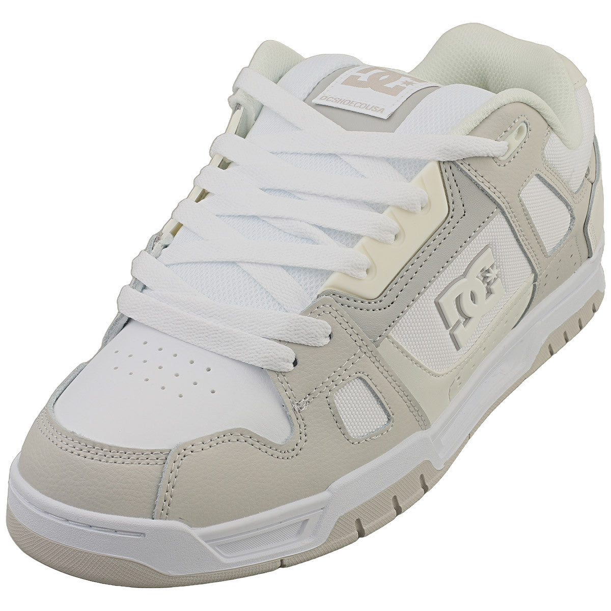 DC Men's Stag Shoes - White/Stone