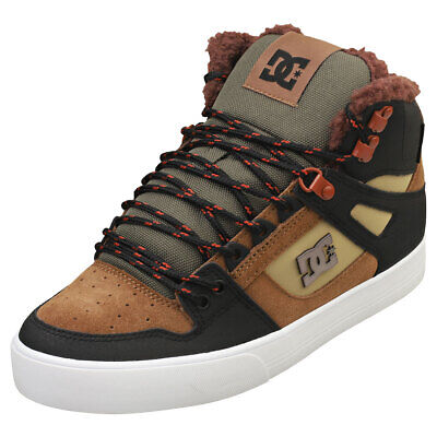 DC Men's Pure High-Top WC Winter Shoes - Brown/Brown/Green