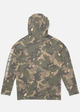 Salty Crew Salty Crew Men's Mariner Lite UV Hoodie Green Camo M Mens Pullover Hoodies