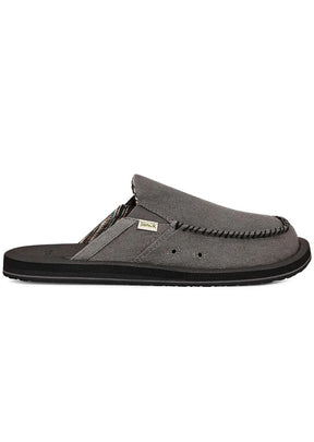 Sanuk Sanuk Men's You Got My Back Hemp - Dark Grey Dark Grey 10 Mens Slip On Shoes 6 to 18