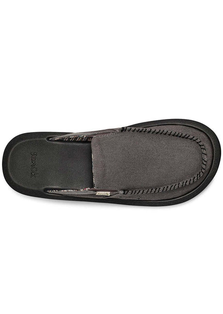 Sanuk Sanuk Men's You Got My Back Hemp - Dark Grey Dark Grey 10 Mens Slip On Shoes 6 to 18