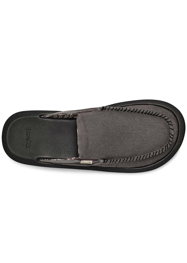 Sanuk Sanuk Men's You Got My Back Hemp - Dark Grey Dark Grey 10 Mens Slip On Shoes 6 to 18