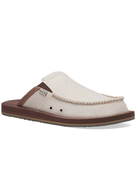 Sanuk Sanuk Men's You Got My Back Hemp - Natural Natural 09 Mens Slip On Shoes 6 to 18