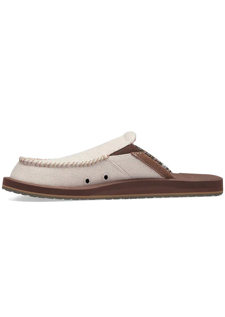 Sanuk Sanuk Men's You Got My Back Hemp - Natural Natural 09 Mens Slip On Shoes 6 to 18
