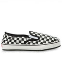 Vans Vans U MTE SLIP-ER 2 (CHECKERBOARD)BLK/CLSC WT Men's 9/ Womens 10.5 Mens Skate Shoes 6 to 18