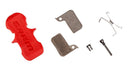 Sram SRAM, LEVEL ULTIMATE/TLM, HRD, ORGANIC, STEEL BACK PLATE, BRAKE PADS Black 1SZ Bike Brake Pads