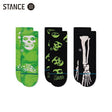 Stance x Misfits toddler sock box set in black and neon green