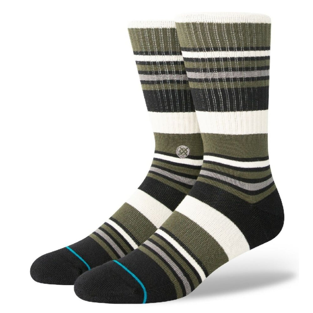 Stance Mossy Socks in Dark Green