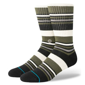 Stance Mossy Socks in Dark Green
