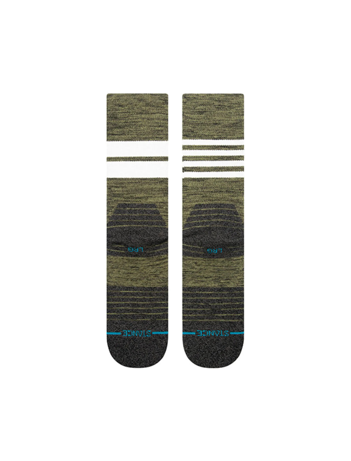 Stance Off Trail Socks in Dark Olive, alternate view