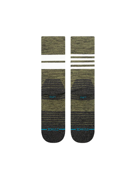 Stance Off Trail Socks in Dark Olive, alternate view