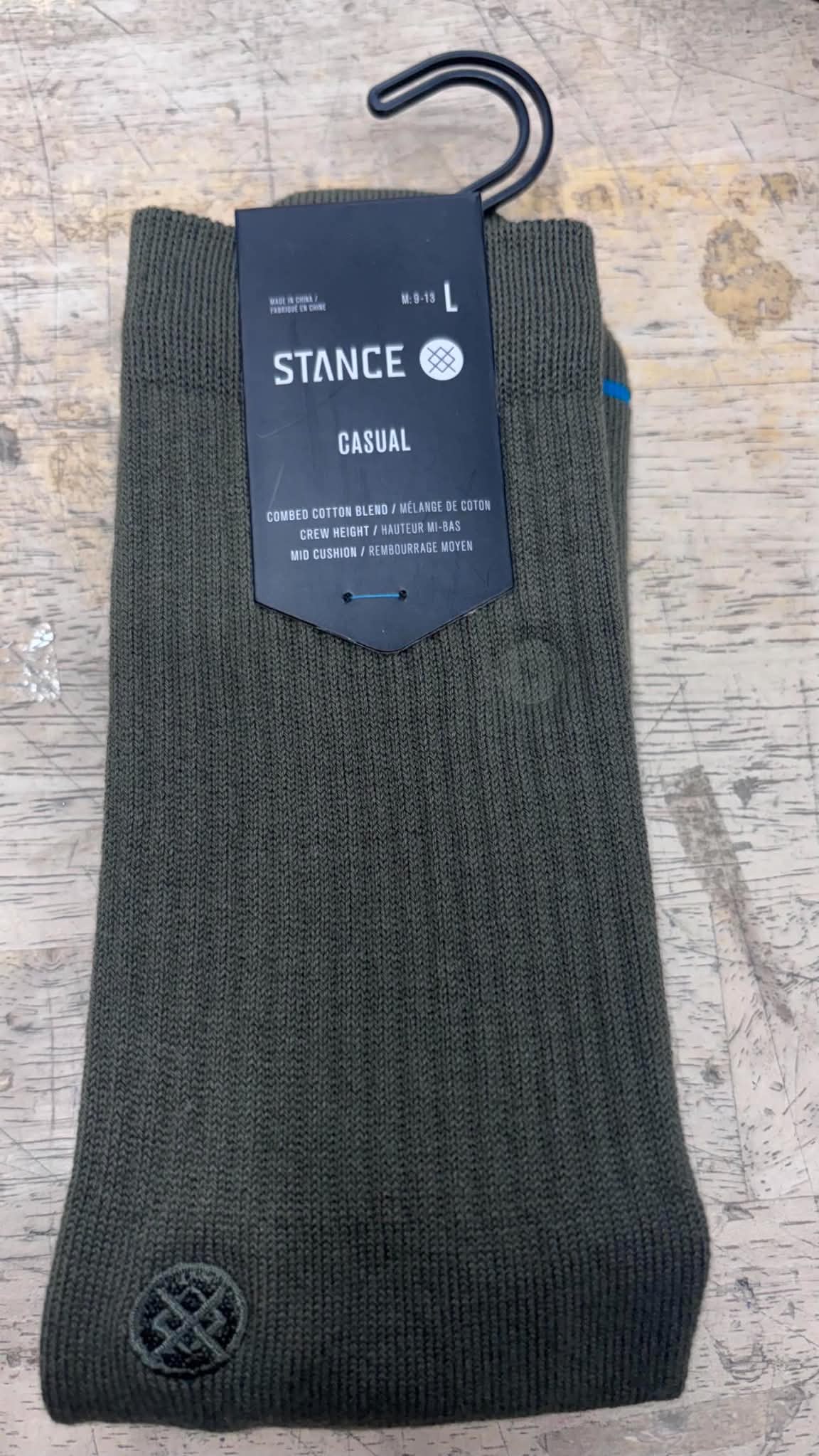Stance Stance Icon Mens Socks BLACK M Mens Socks