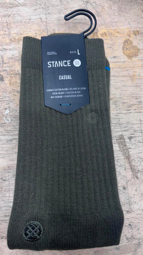 Stance Stance Icon Mens Socks BLACK M Mens Socks