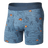 Saxx Saxx Men's Quest Quick-Dry Mesh Boxer Brief Fly - Canyonlands-Washed Blue Canyonlands-Washed Blue M Mens Boxer Brief Underwear