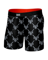 Saxx Saxx Men's Multi-Sport Mesh Boxer Brief Fly - MAXX LUXX LOGO-BLACK MAXX LUXX LOGO-BLACK S Mens Boxer Brief Underwear