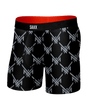 Saxx Saxx Men's Multi-Sport Mesh Boxer Brief Fly - MAXX LUXX LOGO-BLACK MAXX LUXX LOGO-BLACK S Mens Boxer Brief Underwear