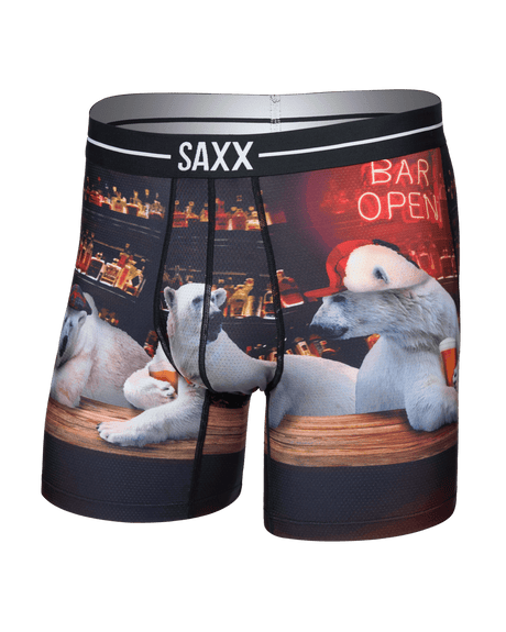 Saxx Saxx Volt Breathable Mesh Boxer Brief - DA BEARS-MULTI DA BEARS-MULTI M Mens Boxer Brief Underwear