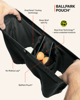 Boxer rafraîchissant en coton Saxx pour homme - Camouflage galet-graphite