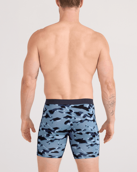 Saxx Saxx Men's Vibe Xtra Soft Comfor Boxers 2 Pack -POND CAMO/NAVY POND CAMO/NAVY S Mens Boxer Brief Underwear